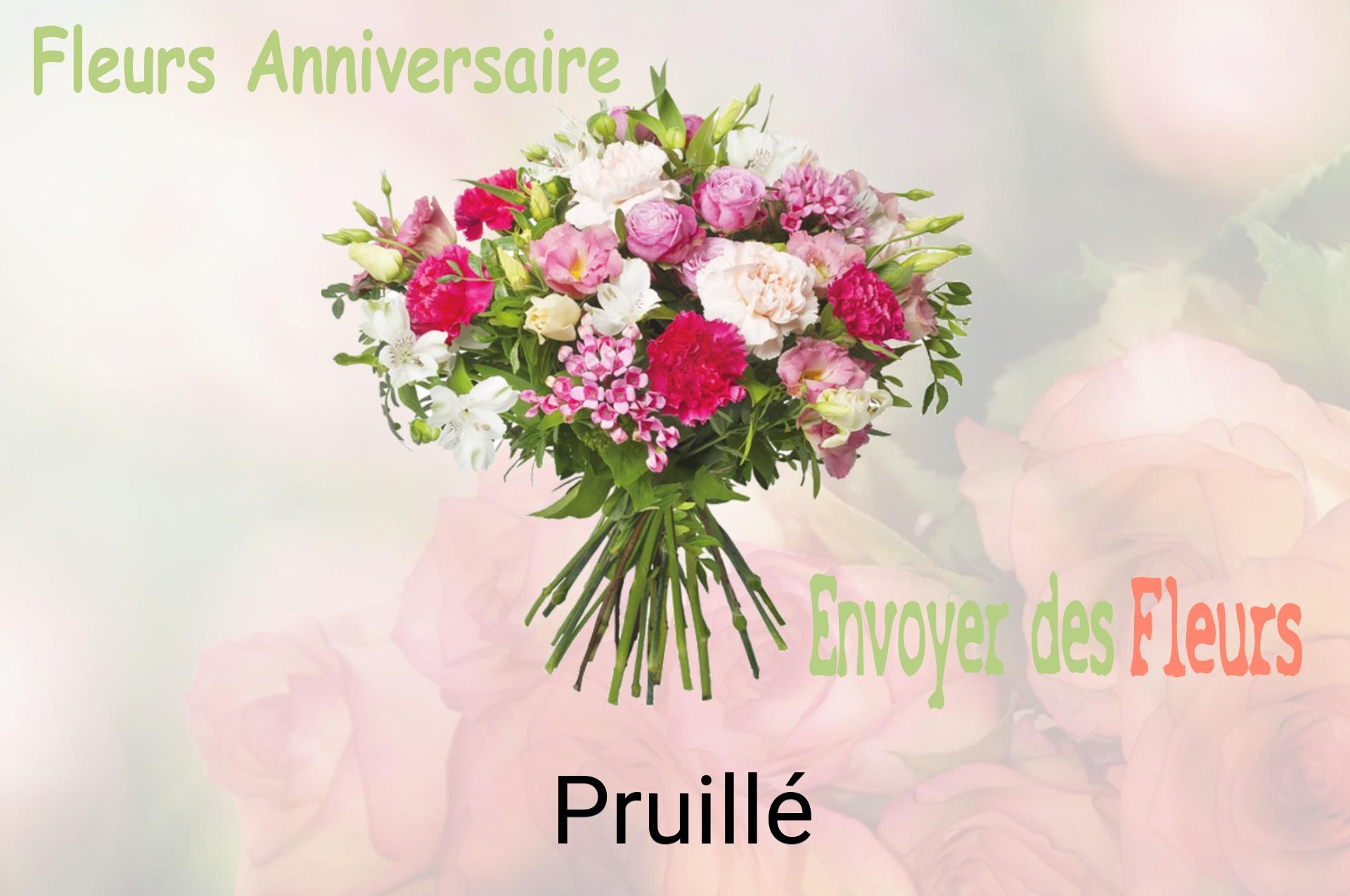 Bouquet de fleurs d’anniversaire livré à Pruillé